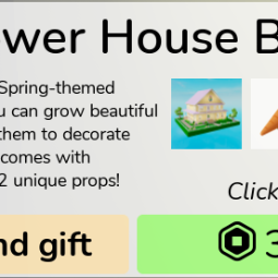 Roblox | Brookhaven - Flower House Bundle | 399 Robux | Game: Other